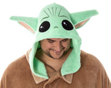 Big and Tall Baby Grogu Star Wars The Child Adult Costume Plush Robe