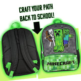 Minecraft Shimmer Pixel Characters 16" Backpack