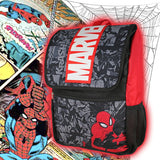 Marvel Spiderman Backpack Front Flap Compartment Travel School Laptop Backpack