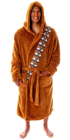 Star Wars Chewbacca Robe Costume Fleece Plush Chewie Chewbacca Bathrobe