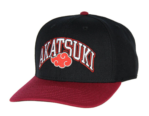 Naruto Akatsuki Sasuke Red Cloud Emblem Adjustable Snapback Hat Cap