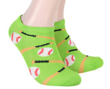 The Sandlot Squints Ham L7 Weenie Baseball Icons No-Show Ankle Socks 5 Pair