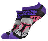 Disney Star Wars Darth Vader Join The Empire No-Show Ankle Socks 5 Pair