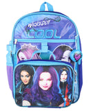 Disney Descendants Wickedly Cool 16" Backpack Lunch Tote Water Bottle 5 Pc Set