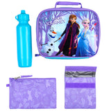Disney Frozen Anna Elsa Olaf Trust Your Journey 5 PC Backpack Set Tote Bag