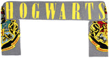 Harry Potter Wizarding World Hogwarts Crest Logo Knit Scarf & Cuff Beanie Set