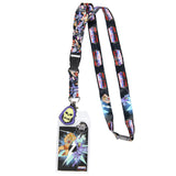 He-Man Master of The Universe ID Lanyard Badge Holder With Rubber Skeletor Charm