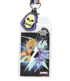 He-Man Master of The Universe ID Lanyard Badge Holder With Rubber Skeletor Charm