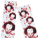 Stephen King IT Chapter 2 Pennywise Blood Spatter Sublimated Crew Socks