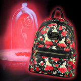 Loungefly Disney Beauty And The Beast Belle Roses Mini Backpack