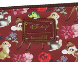 Loungefly Disney Bambi Allover Print Friends and Flowers Zip Around Wallet