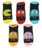 Pacman Arcade Classic Video Game 5 Pack Ankle Socks