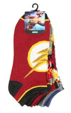 DC Comics The Flash Adult Superhero 5 Pack Mix and Match Ankle Socks