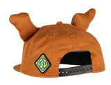 Scooby Doo Embroidered Character Face Adult Adjustable Snapback Hat With 3D Ears