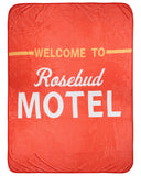Schitt's Creek Rosebud Motel Plush Fleece Throw Blanket