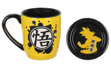 Dragon Ball Z Anime Manga Goku Tea Coffee Mug Cup With Coaster Lid
