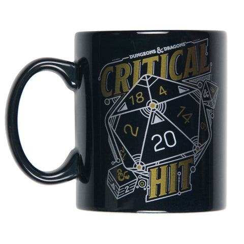 Dungeons and Dragons Critical Hit D20 Dice 16 OZ. Ceramic Coffee Mug Tea Cup