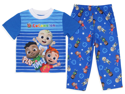 CoComelon Toddler Boys' Play Time Short Sleeve Pajama Shirt Pants 2PC Set