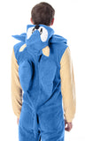 Sonic The Hedgehog Men's Character Costume Union Suit Pajama Outfit