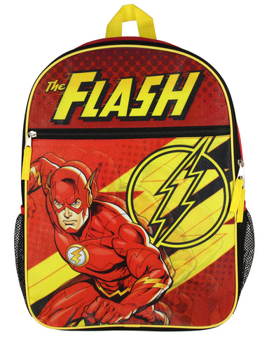 DC Comics The Flash 16" Kids Flat Front Backpack