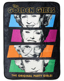 The Golden Girls The Original Party Girls! Character Plush Fleece Throw Blanket
