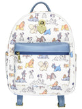 Disney Dogs Saffiano Faux Leather Tote Bag Mini Backpack