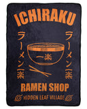 Naruto Shippuden Kakashi Ichiraku Ramen Shop Super Plush Fleece Throw Blanket