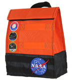 NASA Orange Space Suit Design With Apollo Patches Insulated Lunch Box Bag Tote