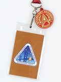 Star Trek Starfleet Academy Command ID Badge Holder Key Lanyard