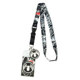 Marvel Venom Lanyard ID Badge Holder 2" Rubber Charm And Collectible Sticker