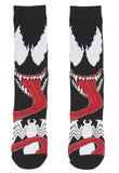 Marvel Venom Adult Character Savage Symbiote 1 Pair Crew Socks